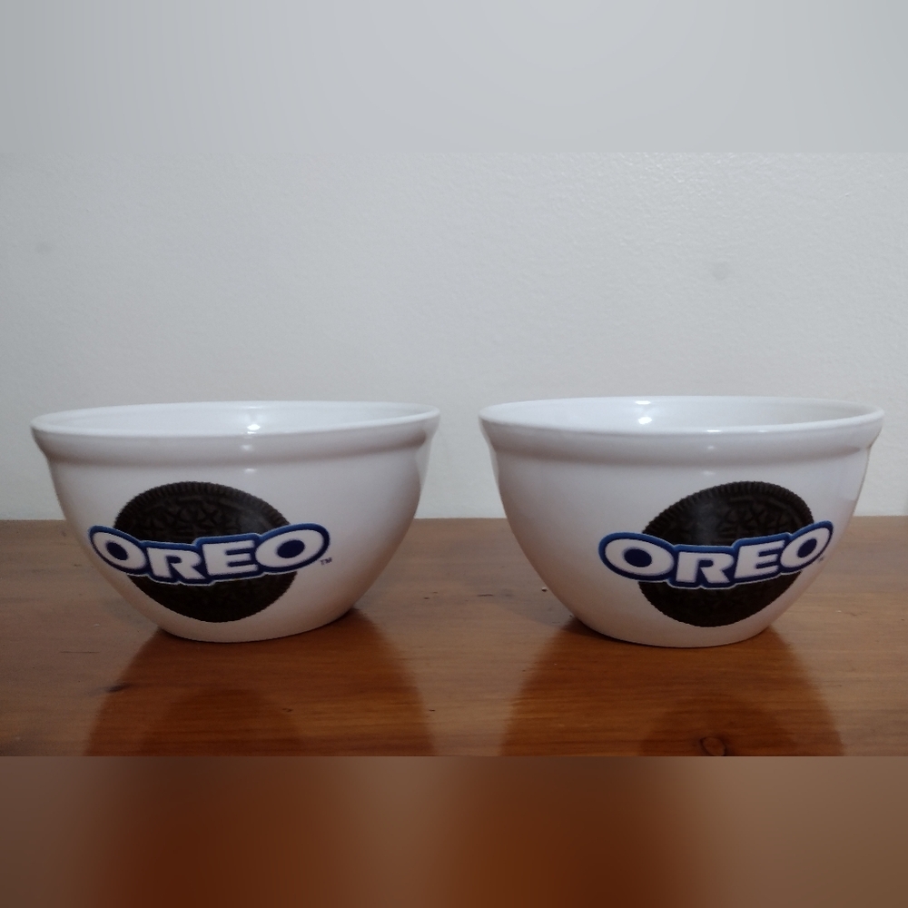 NABISCO OREO Set of 2 Ice Cream / Cereal Bowls